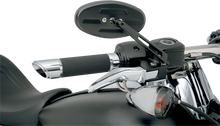 Load image into Gallery viewer, Mirror - Stealth II - Side View - Oval - Black DragSpecialties 06400286SC-3N - Side View