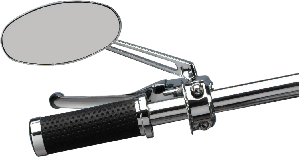 Mirror - Stealth II - Side View - Oval - Chrome DragSpecialties 302152-BC3N-BX2 - Side View