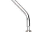 Load image into Gallery viewer, Mirror Stem - Replacement - Die-Cast Mirror - Long - Chrome DragSpecialties 302106-BC412 - Side View