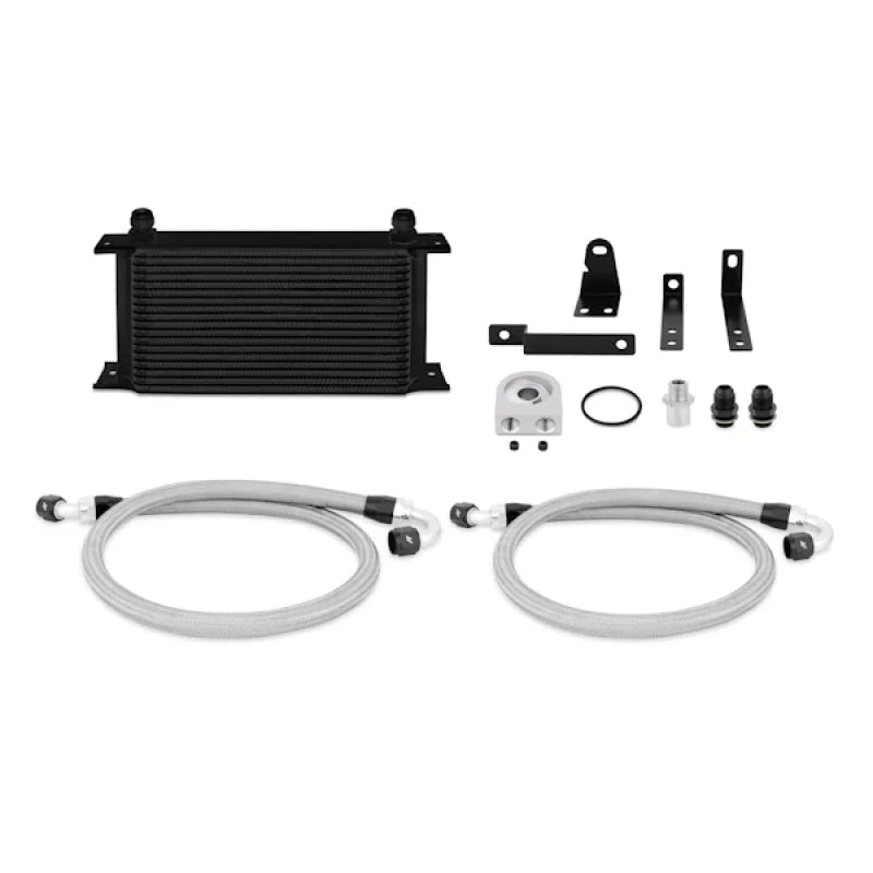 Mishimoto 00-09 Honda S2000 Oil Cooler Kit - Black - Side View