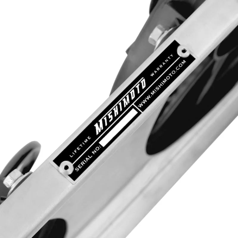 Mishimoto 01-03 Mazda Protege Aluminum Fan Shroud Kit - Side View