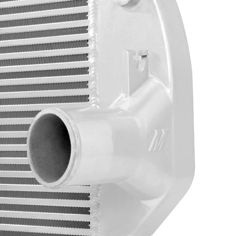 Mishimoto 01-05 Chevrolet 6.6L Duramax Intercooler (Silver) - Installation View