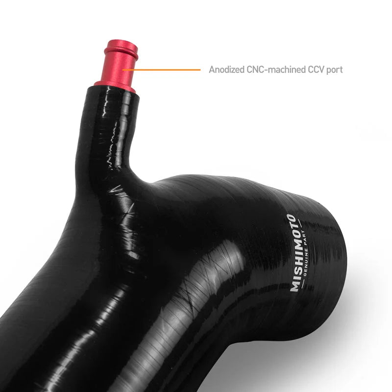 Mishimoto 01-05 Lexus IS300 Silicone Post MAF Intake Hose Kit - Black - Side View