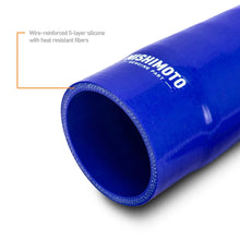 Load image into Gallery viewer, Mishimoto 01-05 Lexus IS300 Silicone Post MAF Intake Hose Kit - Blue - Back View
