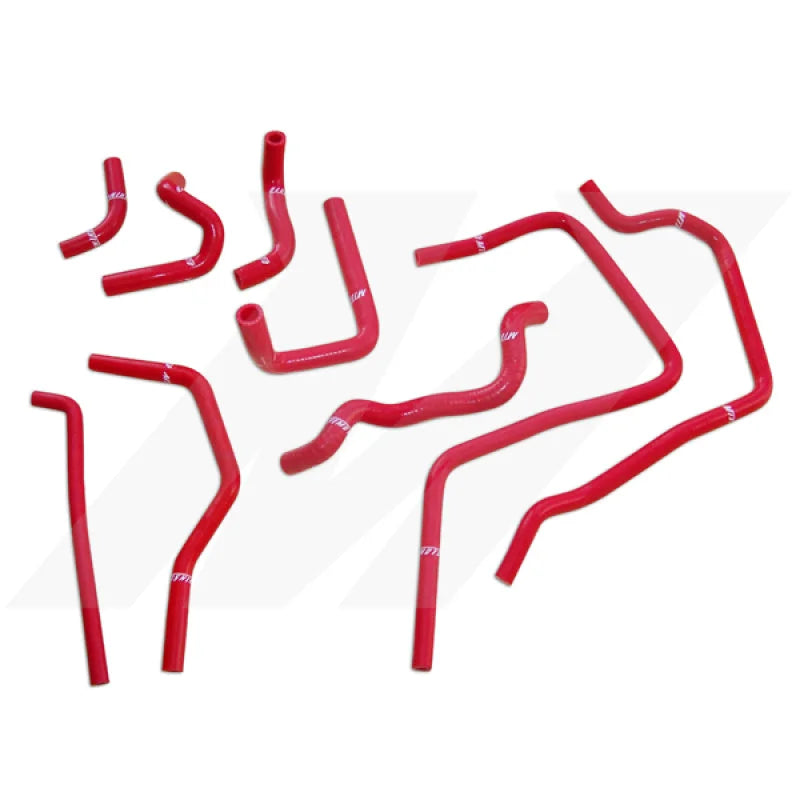 Mishimoto 01-05 Subaru WRX Red Silicone Ancillary Hoses - Main Product View