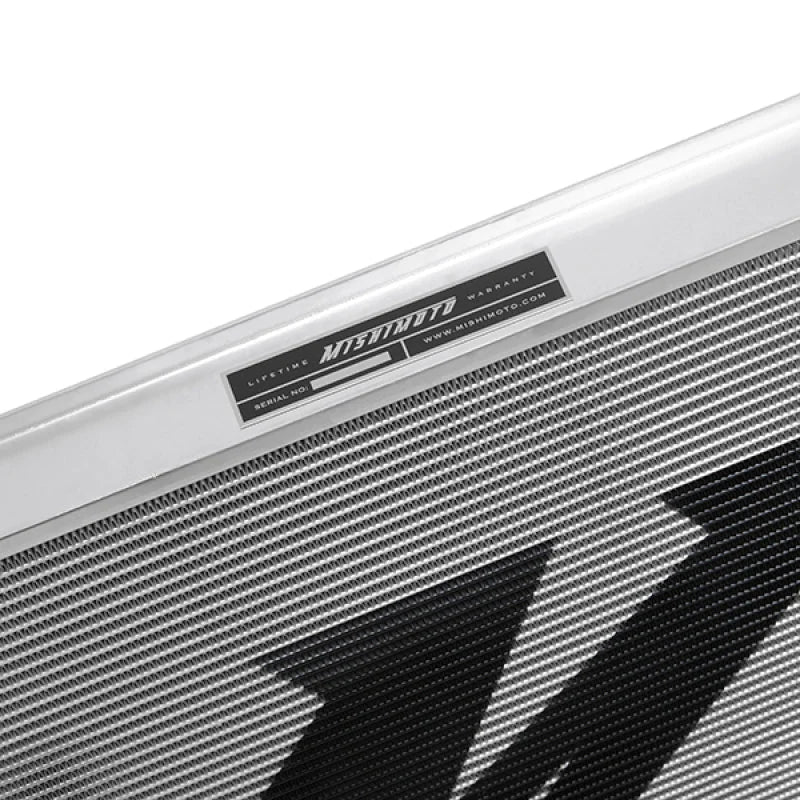 Mishimoto 01-06 BMW M3 3.2L Performance Aluminum Radiator - Back View