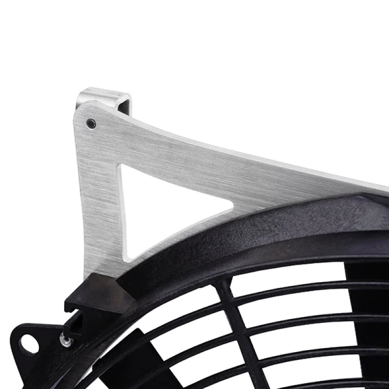 Mishimoto 01-06 BMW M3 E46 3.2L Aluminum Fan Shroud Kit w/o Controller - Side View