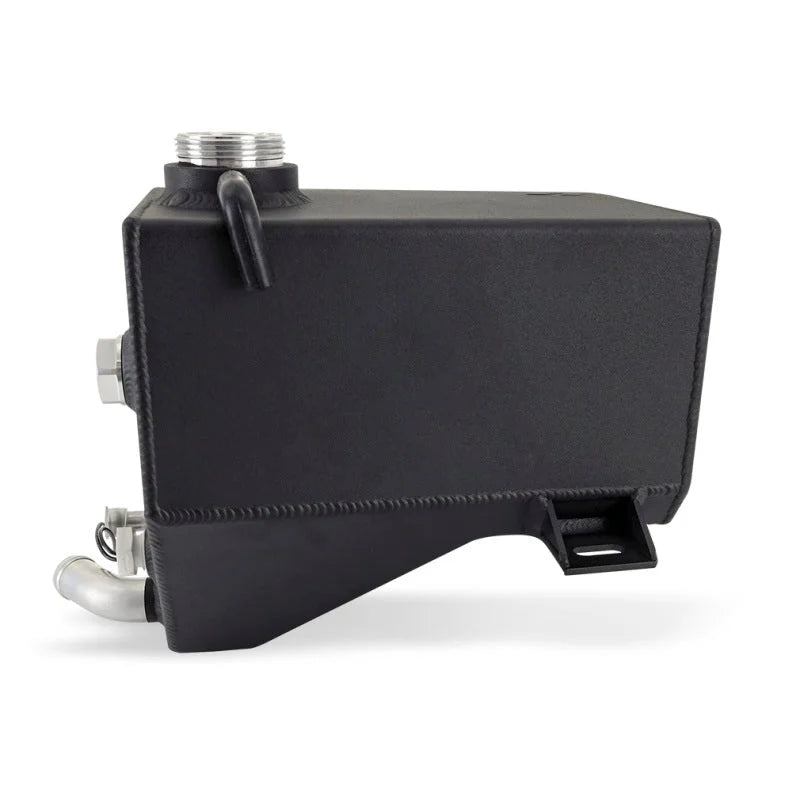 Mishimoto 01-07 Chevy/GMC 6.6L Duramax Degas Tank - Black - Back View
