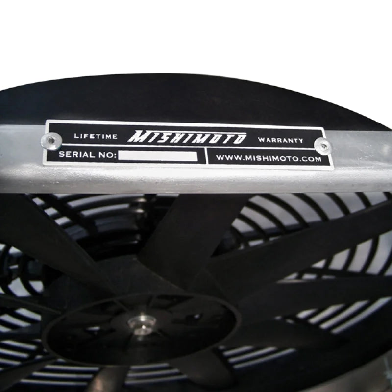 Mishimoto 01-07 Mitsubishi Lancer Evo Aluminum Fan Shroud Kit - Side View