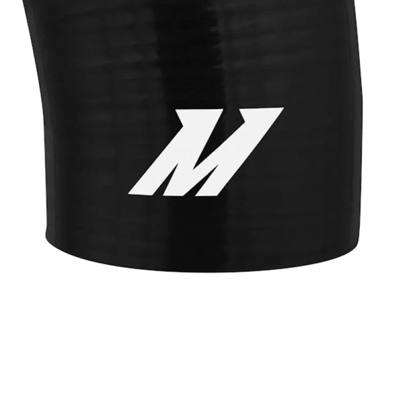 Mishimoto 01-07 Subaru WRX Silicone 76mm Airbox Hose - Black - Side View