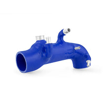 Load image into Gallery viewer, Mishimoto 01-07 Subaru WRX / WRX STI Blue Silicone Induction Hose - Back View