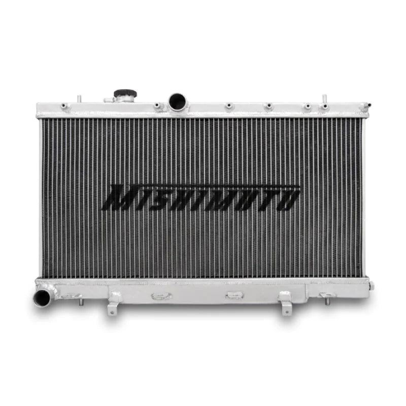 Mishimoto 01-07 Subaru WRX and STi Manual X-LINE (Thicker Core) Aluminum Radiator - Back View