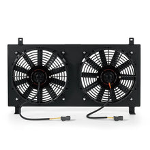 Load image into Gallery viewer, Mishimoto 02-06 Acura RSX Aluminum Fan Shroud Black - Main Product View