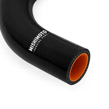Load image into Gallery viewer, Mishimoto 03-04 Ford F-250/F-350 6.0L Powerstroke Lower Overflow Black Silicone Hose Kit - Side View