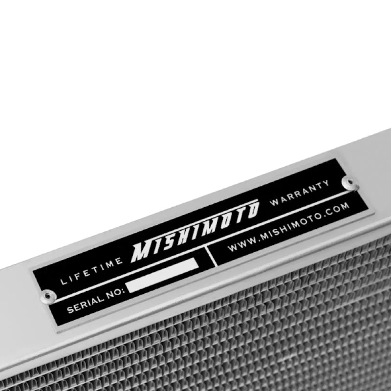 Mishimoto 03-06 Infiniti G35 Manual Aluminum Radiator - Back View