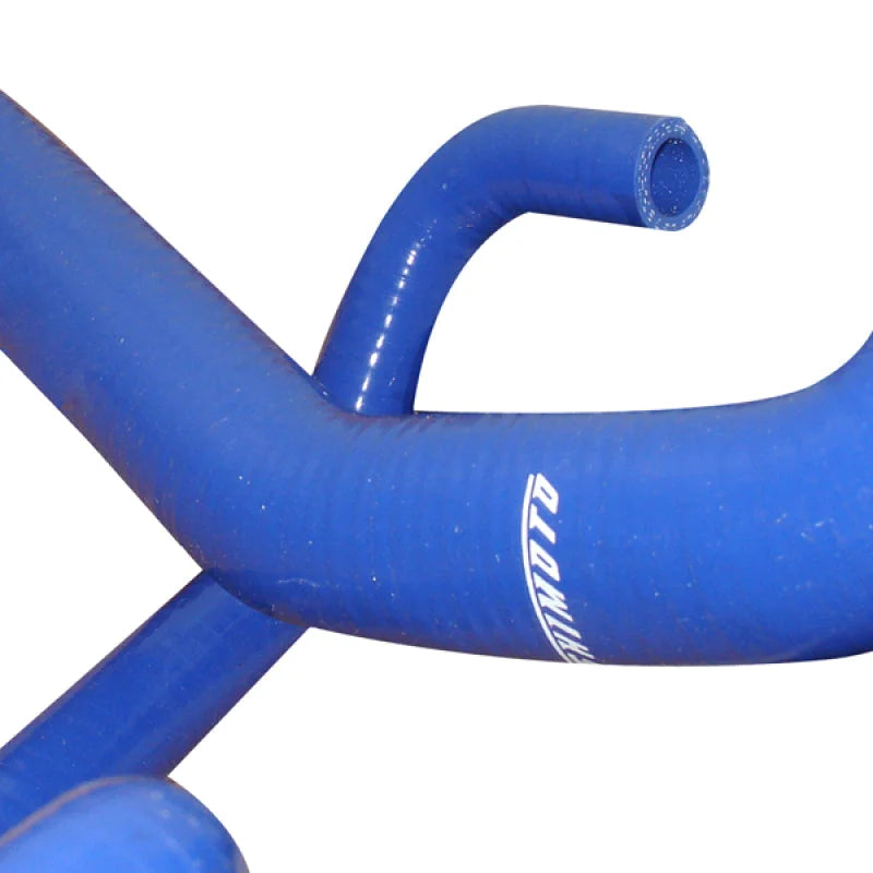 Mishimoto 03-06 Nissan 350Z Blue Silicone Hose Kit - Side View