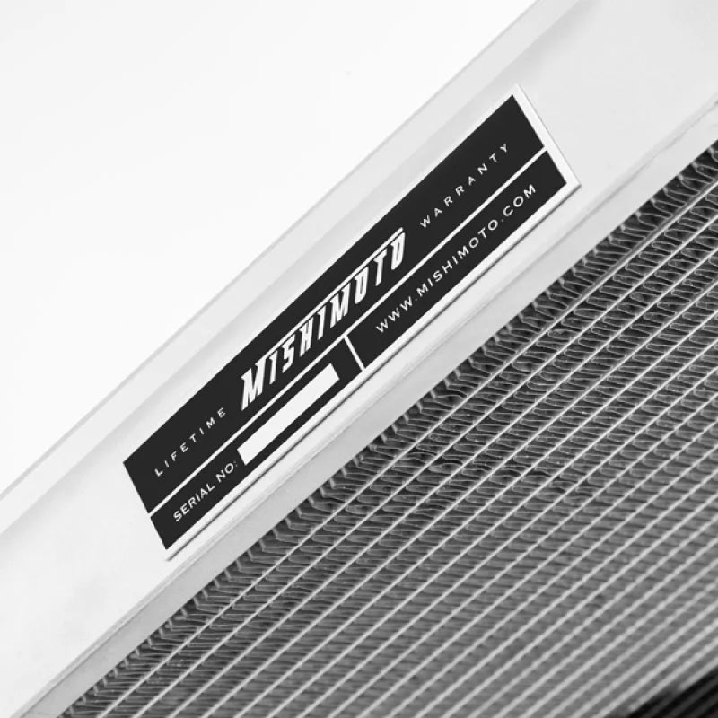 Mishimoto 03-06 Nissan 350Z Manual Aluminum Radiator - Back View