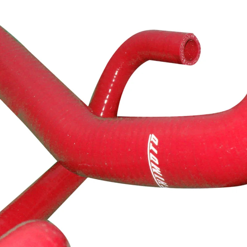 Mishimoto 03-06 Nissan 350Z Red Silicone Hose Kit - Side View