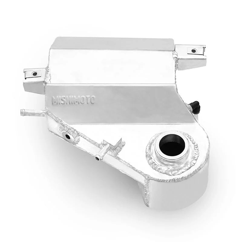 Mishimoto 03-07 Ford 6.0L Powerstroke Aluminum Degas Bottle - Polished - Main Product View