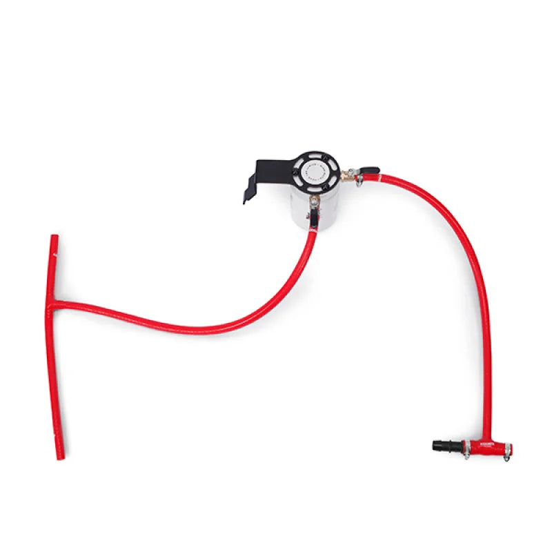 Mishimoto 03-07 Ford 6.0L Powerstroke Coolant Filtration Kit - Red - Installation View