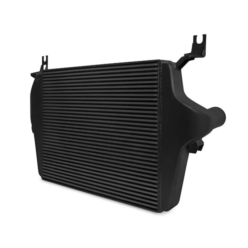 Mishimoto 03-07 Ford 6.0L Powerstroke Intercooler (Black) - Installation View