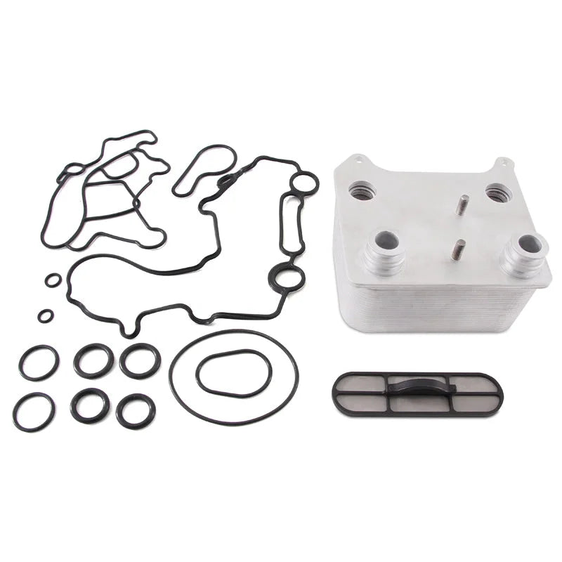 Mishimoto 03-07 Ford 6.0L Powerstroke Replacement Oil Cooler Kit - Main Product View