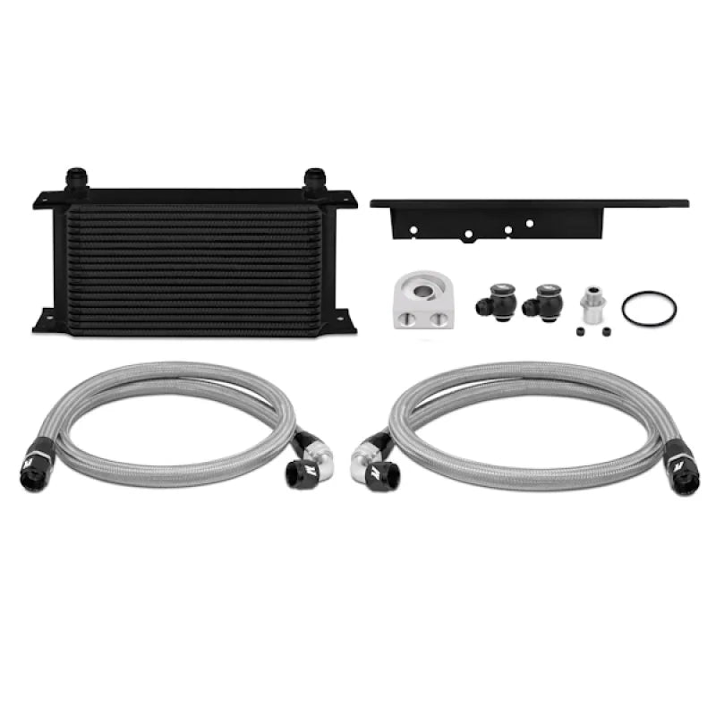 Mishimoto 03-09 Nissan 350Z / 03-07 Infiniti G35 (Coupe Only) Oil Cooler Kit - Black - Main Product View
