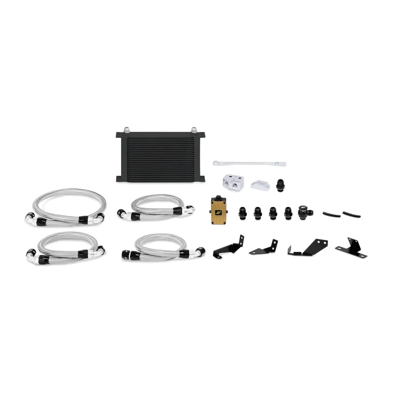 Mishimoto 04-06 Pontiac GTO 5.7L/6.0L Thermostatic Oil Cooler Kit - Black - Main Product View