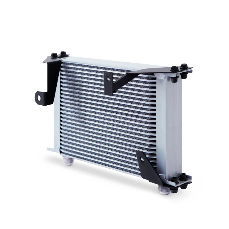 Mishimoto 04-06 Pontiac GTO 5.7L/6.0L Thermostatic Oil Cooler Kit - Silver - Side View