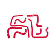 Load image into Gallery viewer, Mishimoto 04-07 Subaru STI / 06-07 WRX Red Silicone Ancillary Hoses - Main Product View