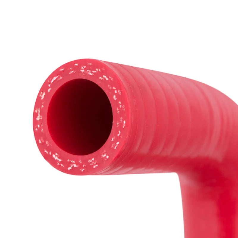 Mishimoto 04-07 Subaru STI / 06-07 WRX Red Silicone Ancillary Hoses - Detail View