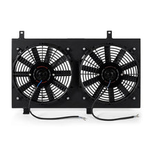 Load image into Gallery viewer, Mishimoto 04-08 Mazda RX8 Aluminum Fan Shroud Black - Main Product View