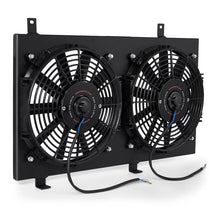 Load image into Gallery viewer, Mishimoto 04-08 Mazda RX8 Aluminum Fan Shroud Black - Detail View
