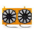 Load image into Gallery viewer, Mishimoto 04-08 Mazda RX8 Aluminum Fan Shroud Gold - Main Product View
