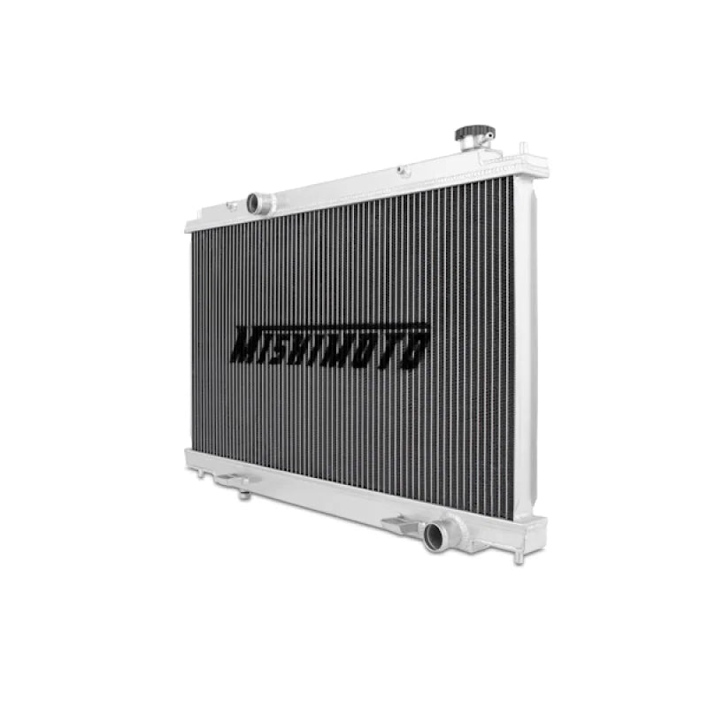 Mishimoto 04-08 Nissan Maxima Manual Aluminum Radiator - Side View