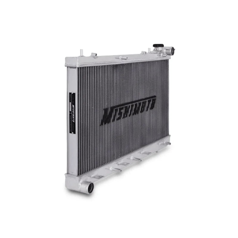 Mishimoto 04-08 Subaru Forester XT (Manual Only - Not For A/T) Turbo Aluminum Radiator - Side View