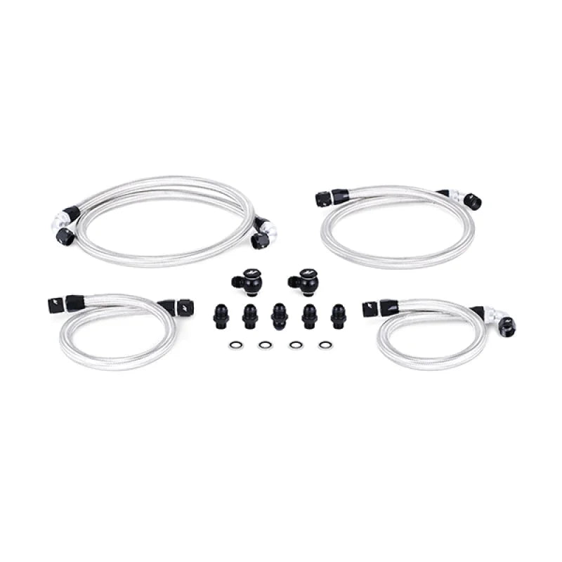 Mishimoto 04-11 Mazda RX8 Primary Replacement Oil Line - Side View