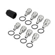 Load image into Gallery viewer, Mishimoto 04.5-07 Ford 6.0L High Pressure Oil Rail Ball Tubes - Side View