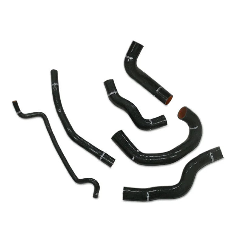 Mishimoto 05-06 Ford Mustang GT V8 / 05-10 GT500 Black Silicone Hose Kit - Side View