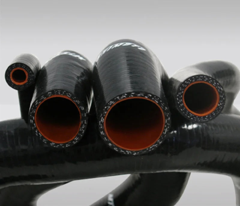 Mishimoto 05-06 Ford Mustang GT V8 / 05-10 GT500 Black Silicone Hose Kit - Back View