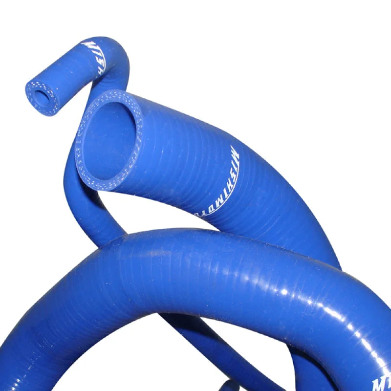 Mishimoto 05-06 Ford Mustang GT V8 Blue Silicone Hose Kit - Side View