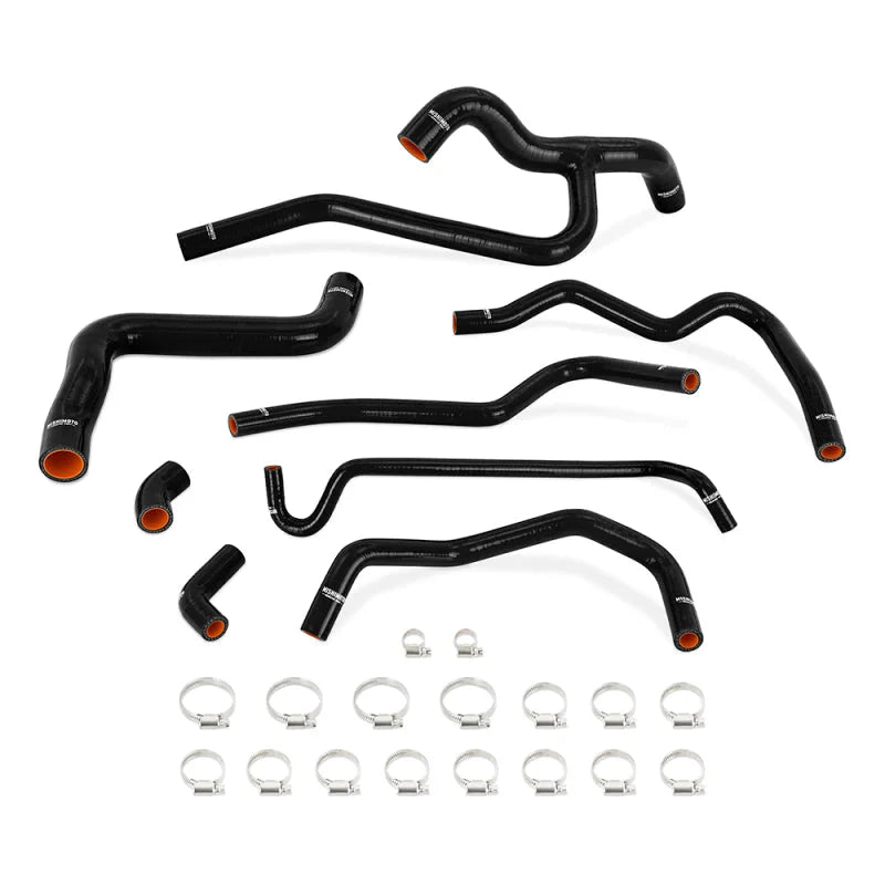 Mishimoto 05-10 Mustang V6 Silicone Radiator & Heater Hose Kit - Black - Main Product View