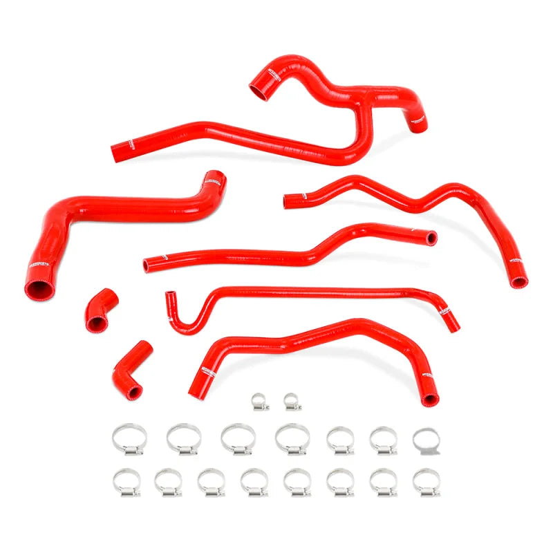 Mishimoto 05-10 Mustang V6 Silicone Radiator & Heater Hose Kit - Red - Main Product View