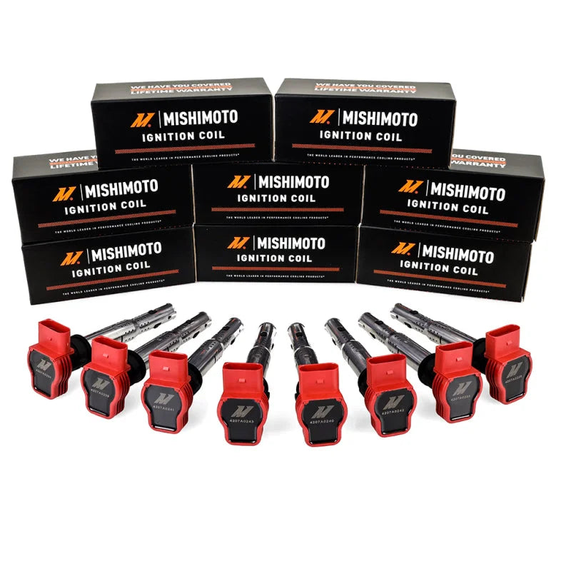 Mishimoto 06-08 VW/Audi Eight Cylinder Ignition Coil Set - Installation View