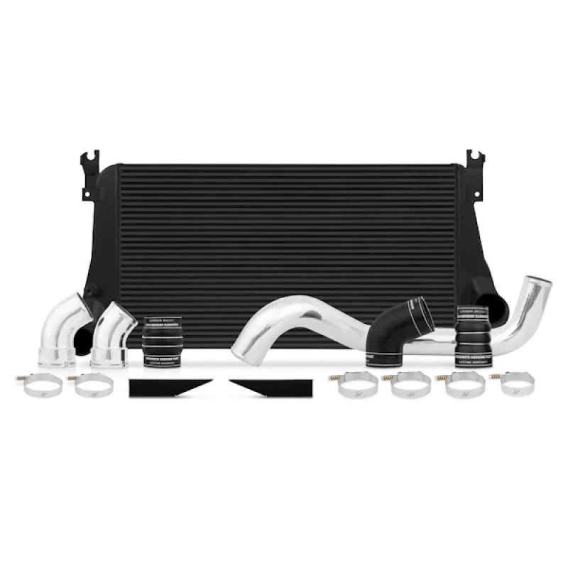 Mishimoto 06-10 Chevy 6.6L Duramax Intercooler Kit w/ Pipes (Black) - Main Product View