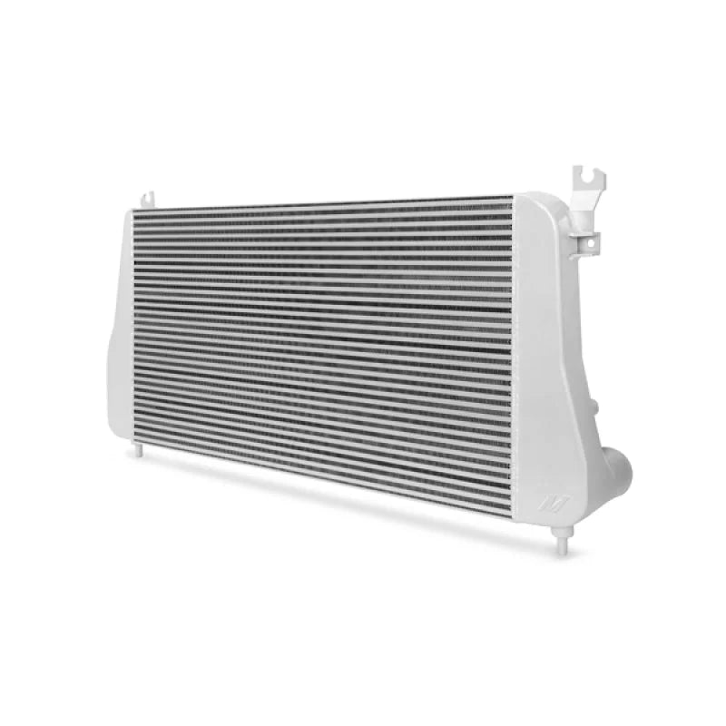 Mishimoto 06-10 Chevy 6.6L Duramax Intercooler (Silver) - Installation View