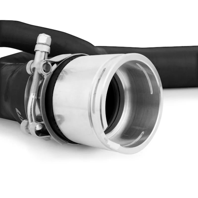 Mishimoto 06-10 Chevy Duramax 6.6L 2500 Black Silicone Hose Kit - Back View