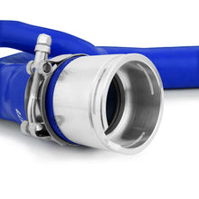 Load image into Gallery viewer, Mishimoto 06-10 Chevy Duramax 6.6L 2500 Blue Silicone Hose Kit - Back View