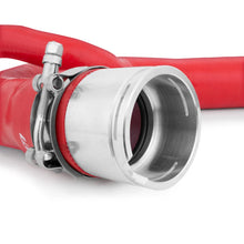 Load image into Gallery viewer, Mishimoto 06-10 Chevy Duramax 6.6L 2500 Red Silicone Hose Kit - Installation View