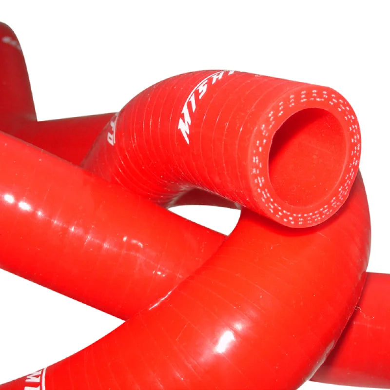 Mishimoto 06+ Honda Civic SI Red Silicone Hose Kit - Side View